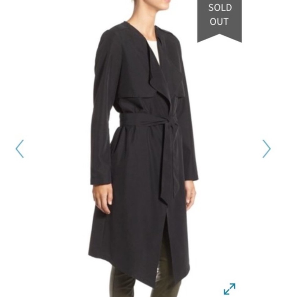 Keith trench drape coat